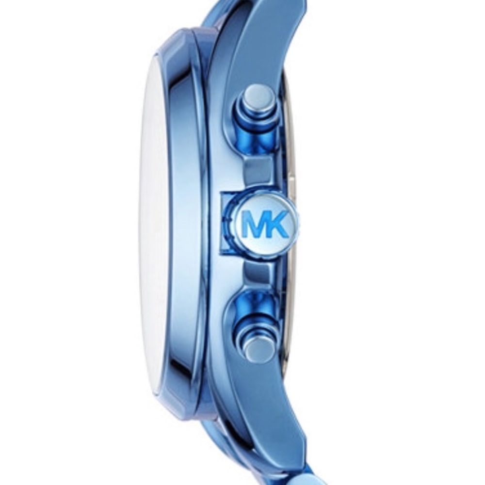 Michael Kors Bradshaw Ocean Blue Watch - Picture 2 of 7